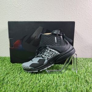 ACRONYM × Nike Air Presto Mid Cool Grey Black AH7832-001 Men's Size 7